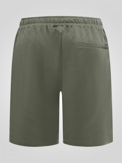 D555 Mitchell 1 Short Stretch avec Taille Élastique Khaki - Pantalons/shorts de survêtement - Survêtement/jogging grandes tailles