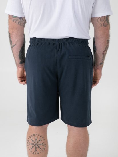 D555 Mitchell 2 Short Stretch avec Taille Élastique Bleu Marine - Pantalons/shorts de survêtement - Survêtement/jogging grandes tailles