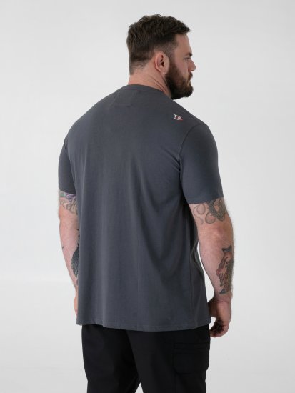 D555 Craig Gorilla Biker T-shirt Imprimé Gris Foncé - T-shirts - T-shirts Homme Grande Taille