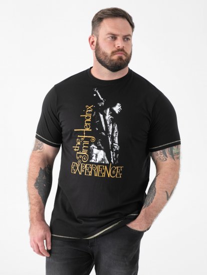 D555 Stokes Official Jimi Hendrix Experience T-shirt Imprimé - T-shirts - T-shirts Homme Grande Taille