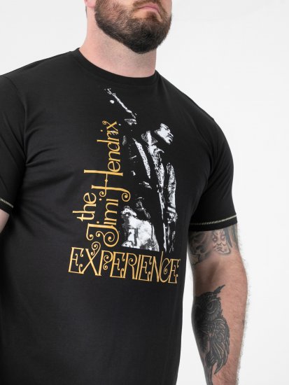 D555 Stokes Official Jimi Hendrix Experience T-shirt Imprimé - T-shirts - T-shirts Homme Grande Taille