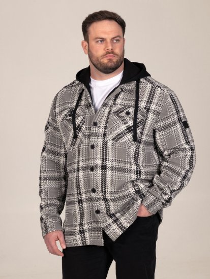 D555 Hayes Surchemise Gris - Chemises - Chemises Grandes Tailles Hommes