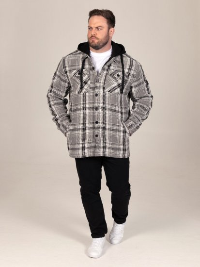 D555 Hayes Surchemise Gris - Chemises - Chemises Grandes Tailles Hommes