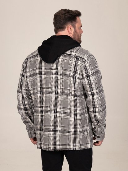 D555 Hayes Surchemise Gris - Chemises - Chemises Grandes Tailles Hommes