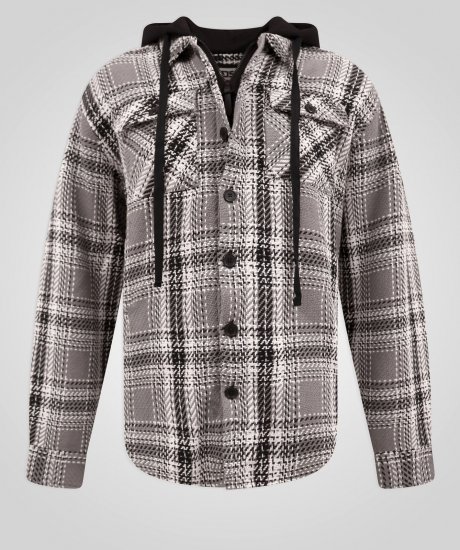 D555 Hayes Surchemise Gris - Chemises - Chemises Grandes Tailles Hommes
