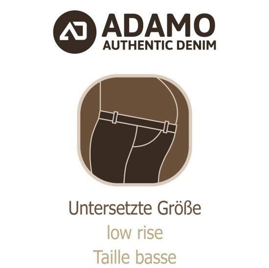 Adamo 5-Pocket Low Rise Jeans Dark Navy - Jeans et pantalons - Jeans et Pantalons grande taille 