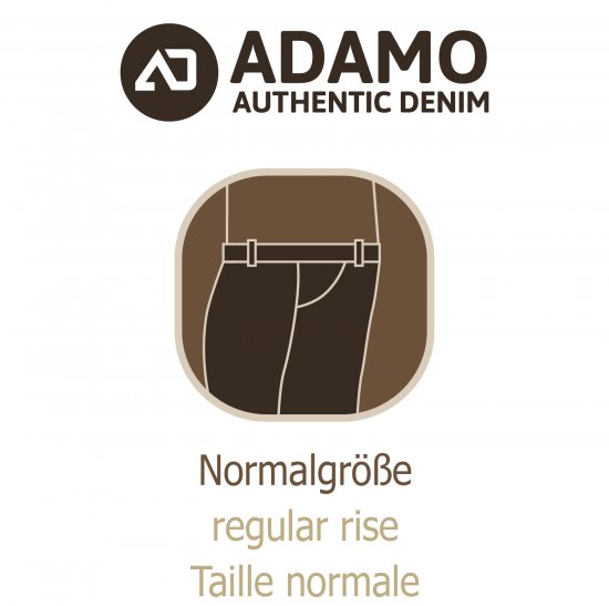 Adamo 5-Pocket Regular Rise Jeans Dark Navy - Jeans et pantalons - Jeans et Pantalons grande taille 