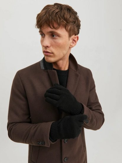 Jack & Jones Barry Gants en maille Noir - Gants - 