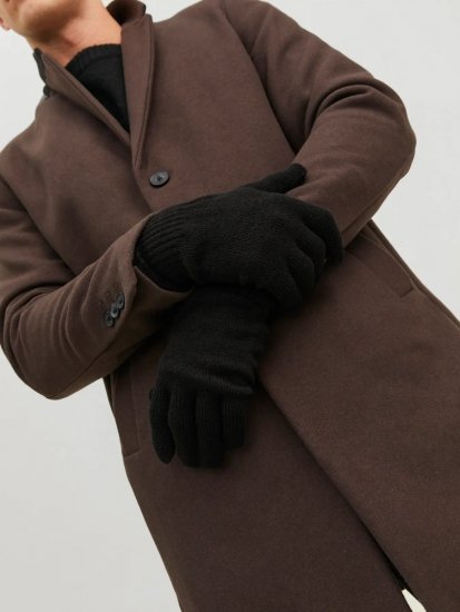 Jack & Jones Barry Gants en maille Noir - Gants - 