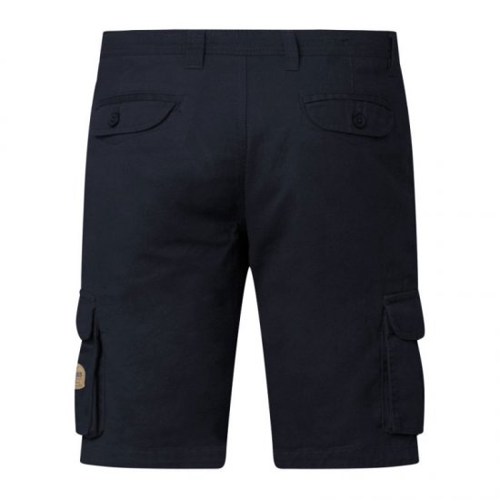D555 Larry Cargo Shorts Navy - Shorts - Shorts hommes grande taille