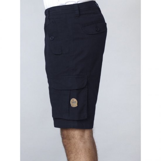 D555 Larry Cargo Shorts Navy - Shorts - Shorts hommes grande taille