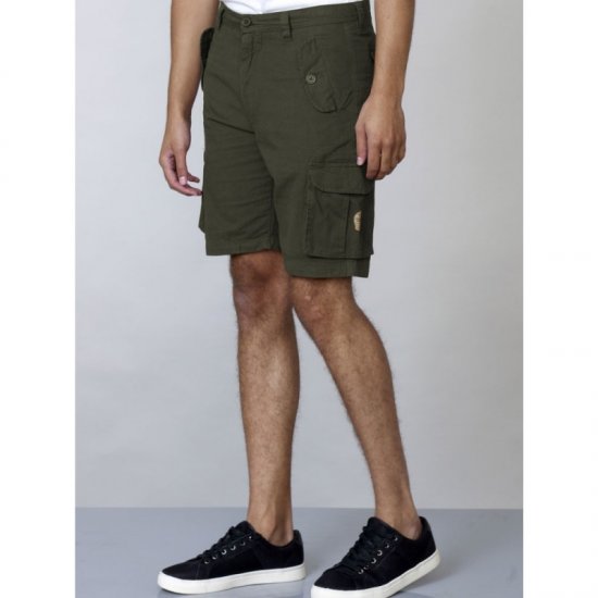 D555 Larry Cargo Shorts Khaki - Shorts - Shorts hommes grande taille