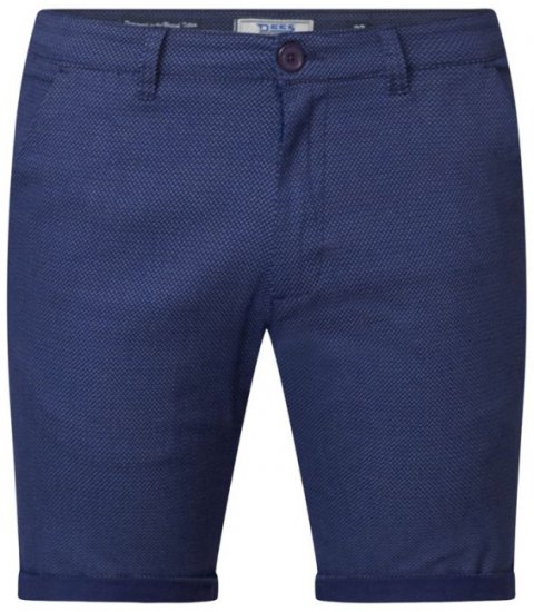 D555 Calvin Stretch Shorts Navy - Shorts - Shorts hommes grande taille