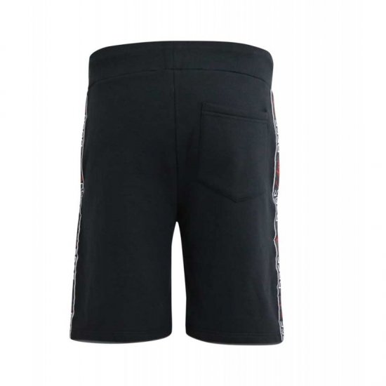 D555 Burlington Couture Jersey Shorts Black - Pantalons/shorts de survêtement - Survêtement/jogging grandes tailles