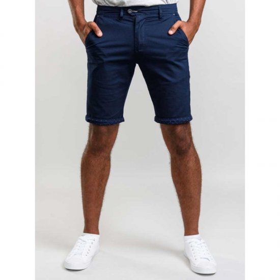 D555 Lopez Stretch Shorts Navy - Shorts - Shorts hommes grande taille