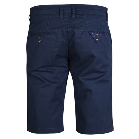 D555 Lopez Stretch Shorts Navy - Shorts - Shorts hommes grande taille
