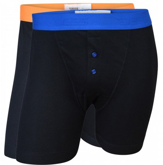 D555 Ranger Boxershorts Black 2-pack - Sous-vêtements & bain - Sous-vêtements Grande Taille