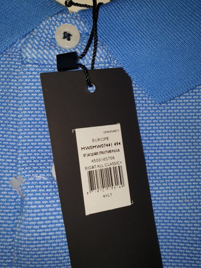 Tommy Hilfiger Jacquard Structure Polo Blue - Les offres folles d’avril de Motley - 