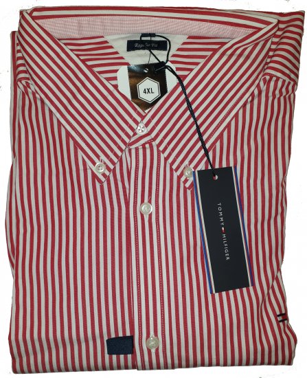 Tommy Hilfiger North Stripe Long Sleeve Shirt Red - Les offres folles d’avril de Motley - 