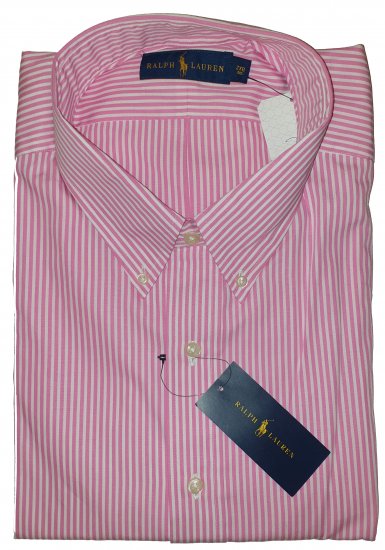 Polo Ralph Lauren 702 Shirt Pink/White - Les offres folles d’avril de Motley - 