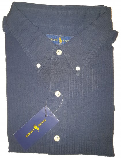 Polo Ralph Lauren TC7I Navy Short Sleeve Shirt - Les offres folles d’avril de Motley - 