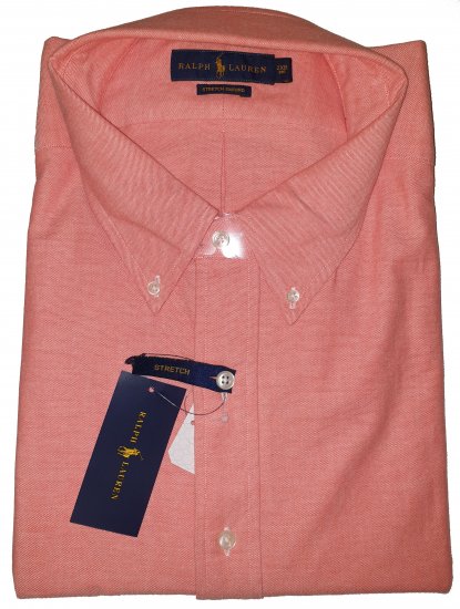 Ralph Lauren TC7E Long Sleeve Shirt Orange/White - Les offres folles d’avril de Motley - 