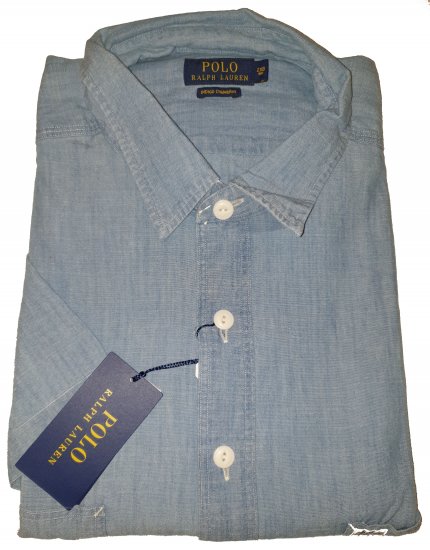 Polo Ralph Lauren TC7E Short Sleeve Shirt Lite Indigo - Les offres folles d’avril de Motley - 