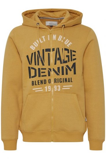 Blend Hoodie 4276 "Vintage Denim" Orange - Sweatshirts & hoodies - Sweatshirts/Hoodies grande taille homme