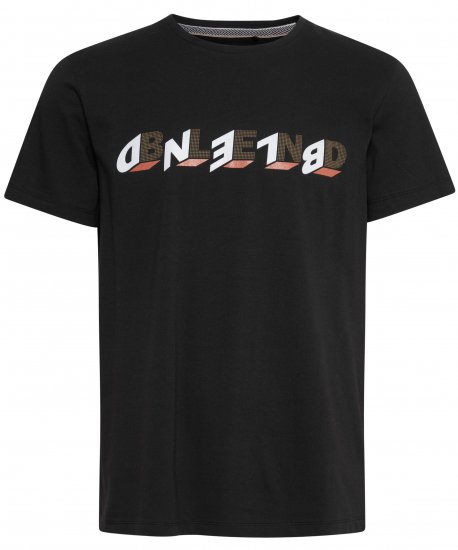 Blend 4795 T-Shirt Black - T-shirts - T-shirts Homme Grande Taille