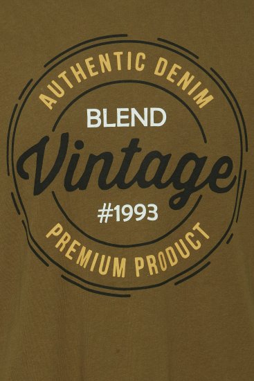 Blend 4811 T-Shirt Military Olive - T-shirts - T-shirts Homme Grande Taille
