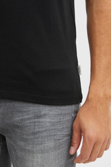 Blend 8411 T-Shirt Black - T-shirts - T-shirts Homme Grande Taille