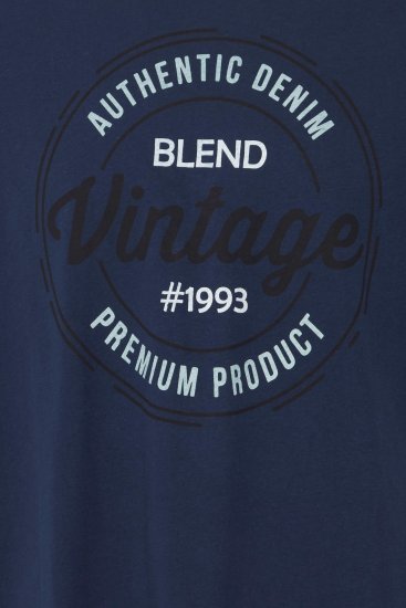 Blend 8411 T-Shirt Dress Blues - T-shirts - T-shirts Homme Grande Taille