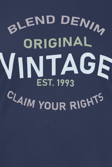 Blend 5018 T-Shirt Navy - T-shirts - T-shirts Homme Grande Taille