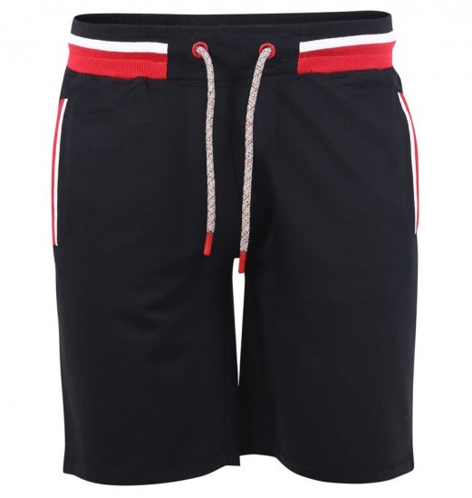 D555 DAGENHAM Jersey Shorts Black - Pantalons/shorts de survêtement - Survêtement/jogging grandes tailles