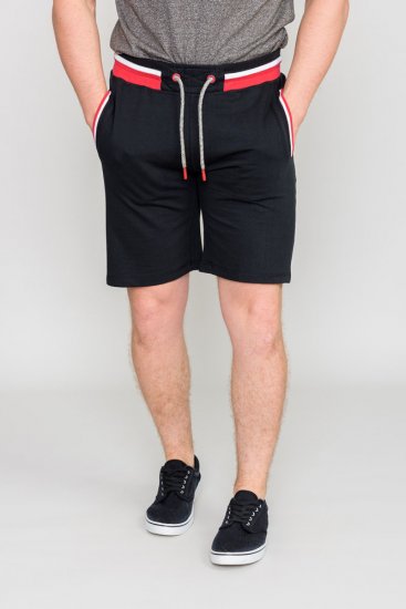 D555 DAGENHAM Jersey Shorts Black - Pantalons/shorts de survêtement - Survêtement/jogging grandes tailles