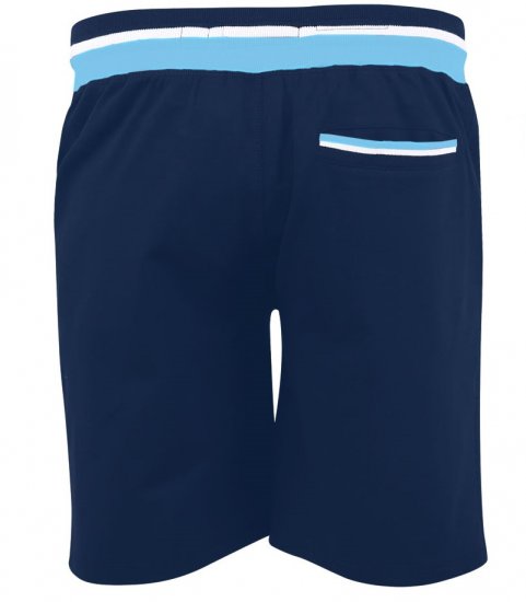 D555 DAGENHAM Jersey Shorts Navy - Pantalons/shorts de survêtement - Survêtement/jogging grandes tailles