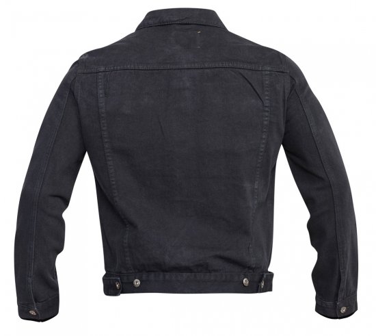 Duke Trucker Denim Jacket Black - Vestes - Vestes Homme Grandes Tailles
