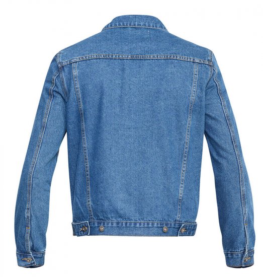Duke Trucker Denim Jacket Blue - Vestes - Vestes Homme Grandes Tailles