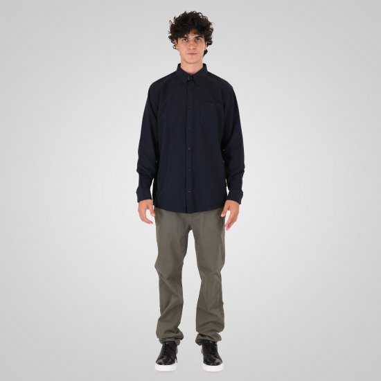 Double Outfitters GS-5225 Chemise Oxford Bleu marine - Chemises - Chemises Grandes Tailles Hommes