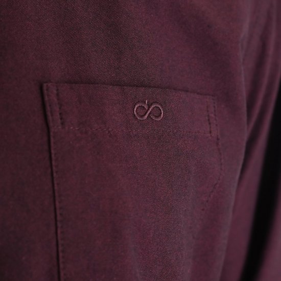 Double Outfitters GS-5225 Chemise Oxford Bordeaux - Chemises - Chemises Grandes Tailles Hommes