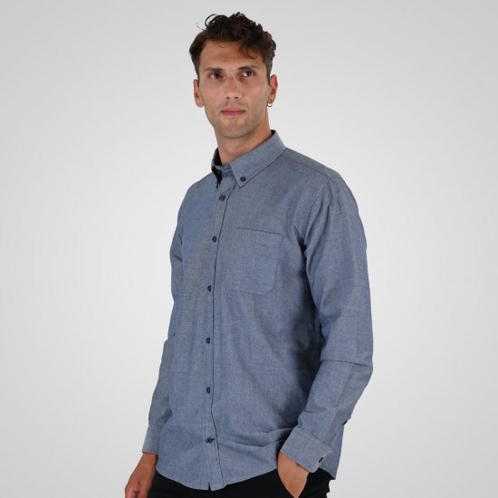 Double Outfitters GS-5225 Chemise Oxford Bleu clair - Chemises - Chemises Grandes Tailles Hommes