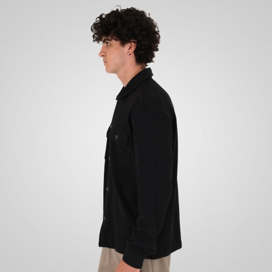 Double Outfitters GS-5237 Surchemise Noir - Chemises - Chemises Grandes Tailles Hommes