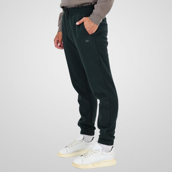 Double Outfitters MPAN-6055 Pantalon de jogging Vert foncé - Pantalons/shorts de survêtement - Survêtement/jogging grandes tailles