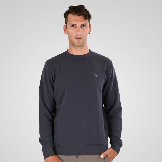Double Outfitters MTOP-1141 Sweat-shirt Anthracite - Sweatshirts & hoodies - Sweatshirts/Hoodies grande taille homme