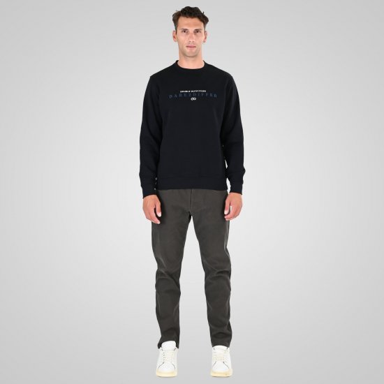 Double Outfitters MTOP-1151 Sweat-shirt Noir - Sweatshirts & hoodies - Sweatshirts/Hoodies grande taille homme