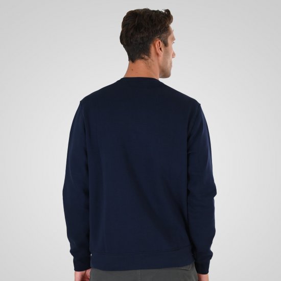 Double Outfitters MTOP-1151 Sweat-shirt Bleu marine - Sweatshirts & hoodies - Sweatshirts/Hoodies grande taille homme