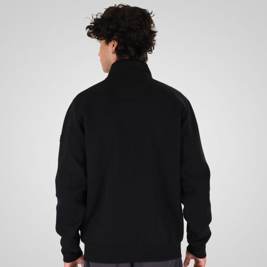 Double Outfitters MTOP-1158 Veste sweat zippée Noir - Sweatshirts & hoodies - Sweatshirts/Hoodies grande taille homme
