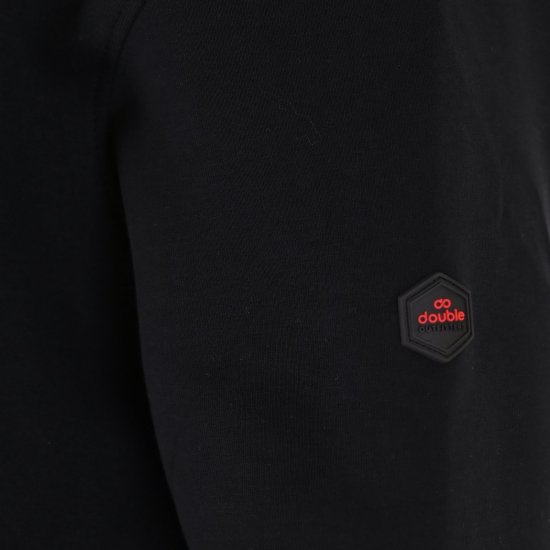 Double Outfitters MTOP-1158 Veste sweat zippée Noir - Sweatshirts & hoodies - Sweatshirts/Hoodies grande taille homme