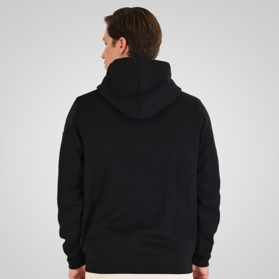 Double Outfitters MTOP-1160 Sweat à capuche zippé Noir - Sweatshirts & hoodies - Sweatshirts/Hoodies grande taille homme