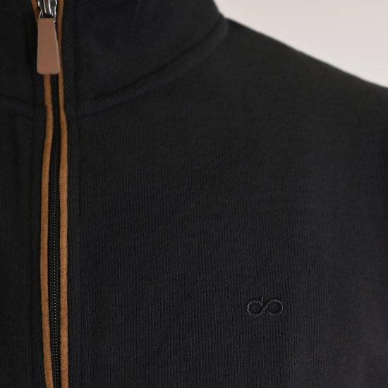 Double Outfitters SEL-1168 Veste sweat zippée Noir - Sweatshirts & hoodies - Sweatshirts/Hoodies grande taille homme